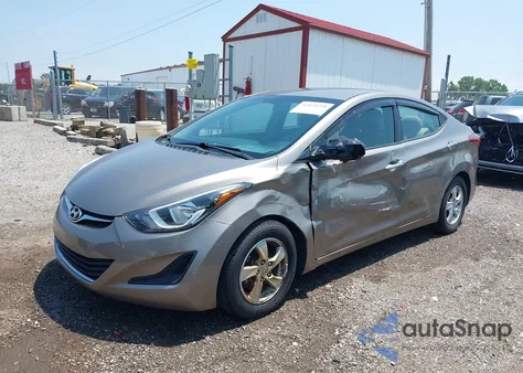 2015 Hyundai Elantra Se из США, поврежденный, VIN 5NPDH4AE4FH598584